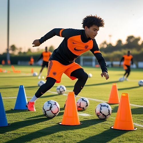 Travail de football junior